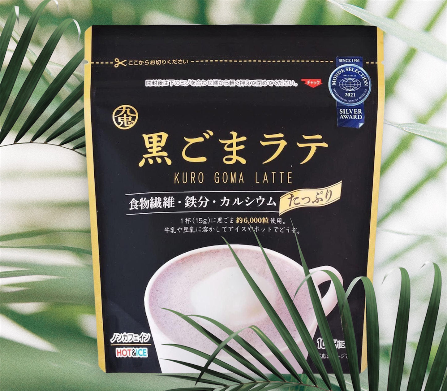 Лате з насіння чорного кунжуту Kuki Kuro Goma Latte 150 г підсолоджене